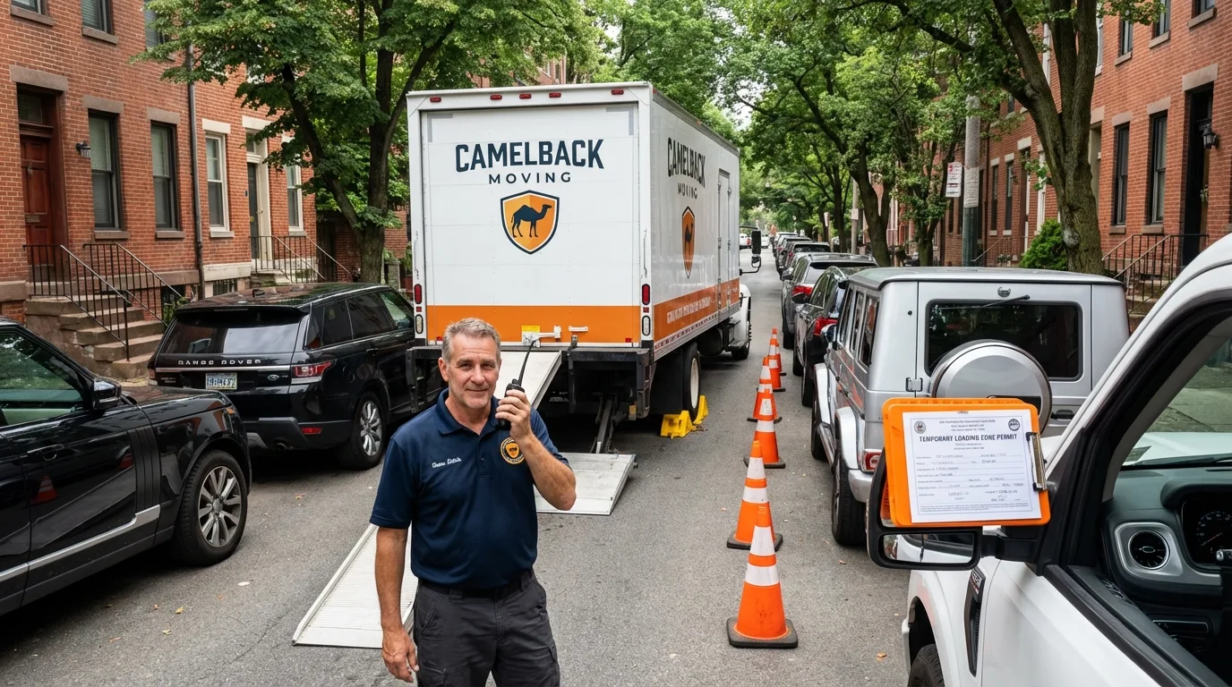 City street loading permit setup in Clifton Springs, NY